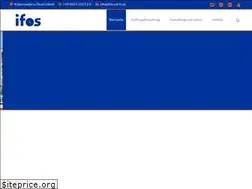 Sites similar to ifos-analytik.de