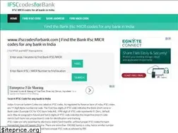 Sites similar to ifsccodesforbank.com