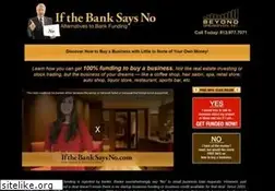 Sites similar to ifthebanksaysno.com