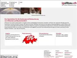Sites similar to igaltbau.ch