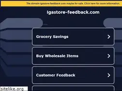 Sites similar to igastore-feedback.com
