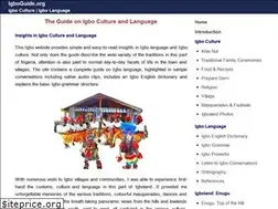 Sites similar to igboguide.org