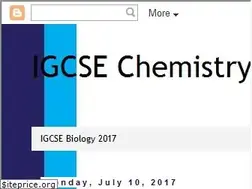 Sites similar to igcse-chemistry-2017.blogspot.com