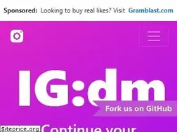 Sites similar to igdm.me