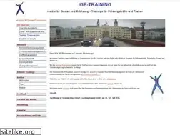 Sites similar to ige-training.de