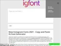 Sites similar to igfont.com