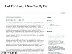 Sites similar to igiveyoumycar.blogspot.com