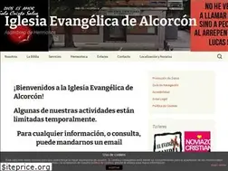 Sites similar to iglesiaevangelicadealcorcon.es