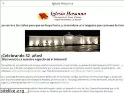 Sites similar to iglesiahosanna.org