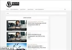 Sites similar to ignou4uassignments.com