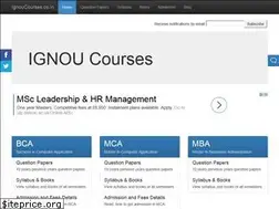 Sites similar to ignoucourses.co.in