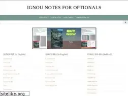 Sites similar to ignounotesforias.in