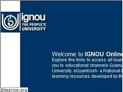 Sites similar to ignouonline.ac.in