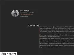 Sites similar to igorantun.com
