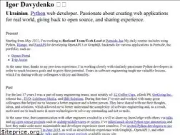 Sites similar to igordavydenko.com