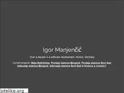 Sites similar to igormanjencic.com
