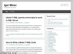 Sites similar to igormicev.com