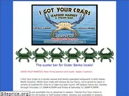 Sites similar to igotyourcrabs.com