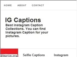 Sites similar to igselfiecaptions.online