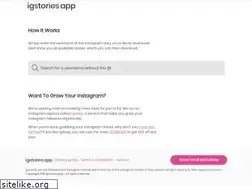 Sites similar to igstories.app