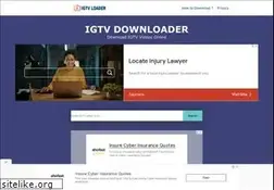 Sites similar to igtvloader.com