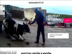 Sites similar to igualdadanimal.org