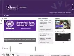 Sites similar to igualdadgenero.gob.ec