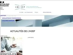 Sites similar to ih2ef.gouv.fr