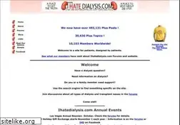 Sites similar to ihatedialysis.com