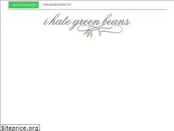 Sites similar to ihategreenbeans.com