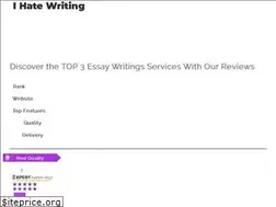 Sites similar to ihatewriting.net