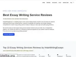 Sites similar to ihatewritingessays.com