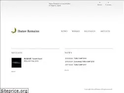 Sites similar to ihatovremains.com