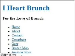 Sites similar to iheartbrunch.com