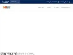 Sites similar to ihi-zittau.de