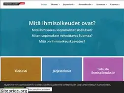 Sites similar to ihmisoikeudet.net