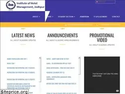 Sites similar to ihmjodhpur.com
