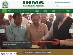 Sites similar to ihms.edu.pk