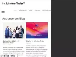 Sites similar to ihrschreinerthaler.de