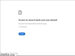 Sites similar to ii-bank.com