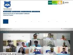 Sites similar to iimsirmaur.ac.in