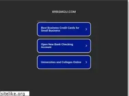 Sites similar to iirbsmgu.com