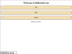 Sites similar to iisbetoq.com