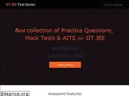Sites similar to iitjeetestseries.com