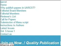 Sites similar to ijarcst.com
