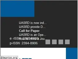 Sites similar to ijasrd.org