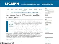 Sites similar to ijcmph.com