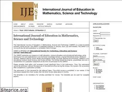Sites similar to ijemst.com