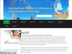 Sites similar to ijiet.org