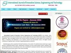 Sites similar to ijiset.com